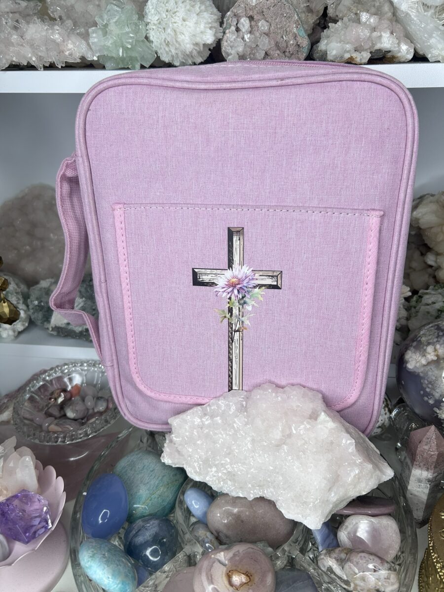 The Perfect Gift for Christian Women – Callie Birth Flower Cross Bible Cover Carry Case